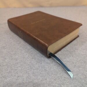 Thomas Nelson Love God Greatly Bible NET Brown Leather-Look Women Study Bible